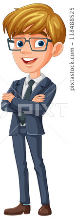 Confident Businessman in Suit Confident Businessman in Suit 118488525