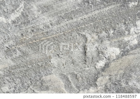 Gray Rock Formation with Marble Texture. Close-up view of a gray textured rock formation. Gray Rock Formation with Marble Texture. Close-up view of a gray textured rock formation. 118488597