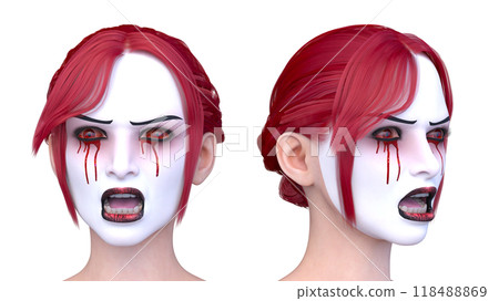 Close-up of a woman's face 118488869