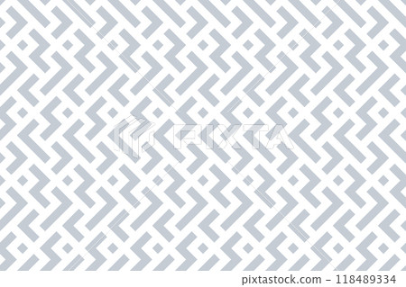Abstract geometric pattern. A seamless vector background. White and gray ornament. Graphic modern pattern. Simple lattice graphic design 118489334