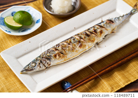 鹽烤秋刀魚 鹽烤秋刀魚 118489711