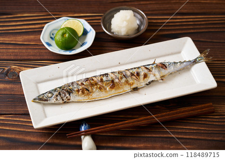 鹽烤秋刀魚 鹽烤秋刀魚 118489715