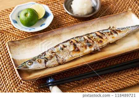 鹽烤秋刀魚 鹽烤秋刀魚 118489721