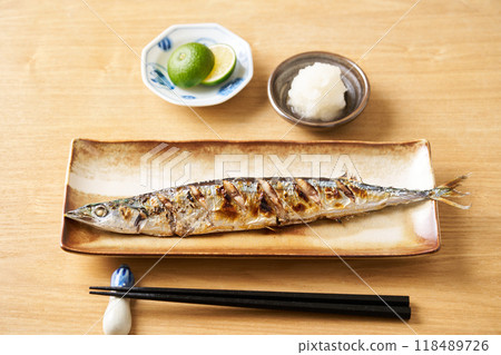 鹽烤秋刀魚 鹽烤秋刀魚 118489726