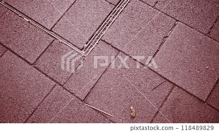 混凝土砌塊地面 混凝土砌塊地面 118489829