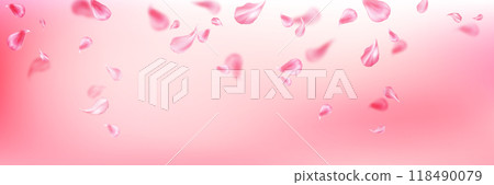 Pastel bg with pink flower petal for spa service Pastel bg with pink flower petal for spa service 118490079