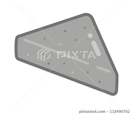 Triangular konjac 118490702