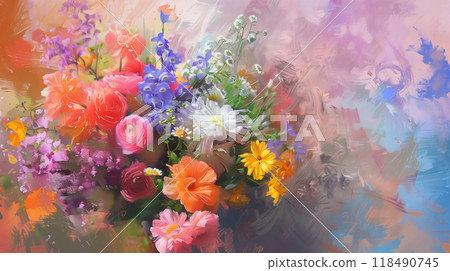Floral background material (Generative AI) Floral background material (Generative AI) 118490745