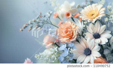 Floral background material (Generative AI) 118490752