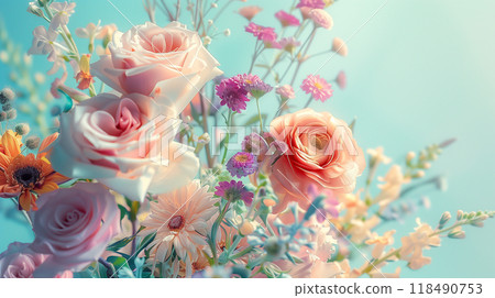Floral background material (Generative AI) Floral background material (Generative AI) 118490753