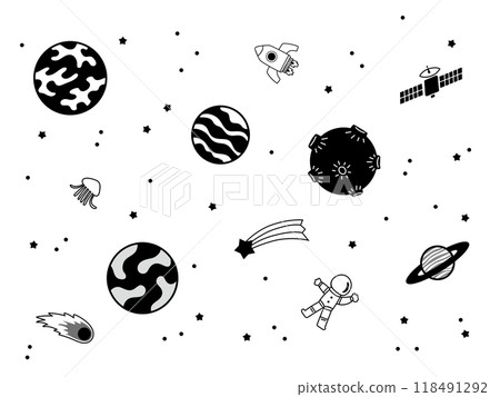 空間插圖集,單色 空間插圖集,單色 118491292