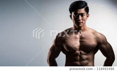 Muscle male person 118491480