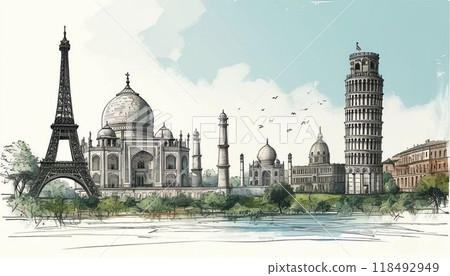 travel by famous world 118492949