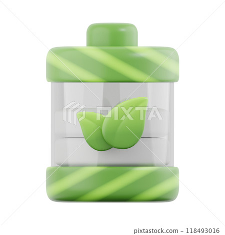 Eco Battery 3D Illustrations 118493016