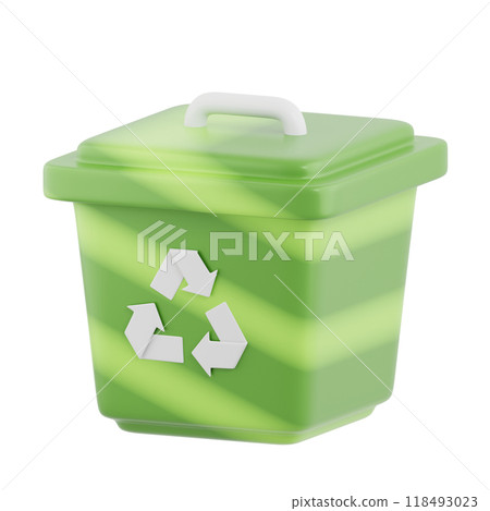 Recycle Bin 3D Illustrations 118493023