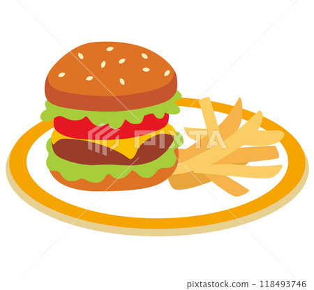Hamburger cheeseburger Hamburger cheeseburger 118493746