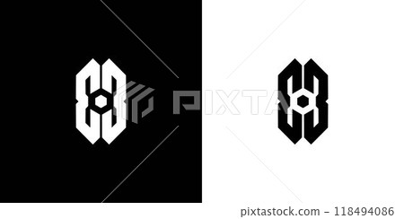 Unique and Bold EB logo design Unique and Bold EB logo design 118494086