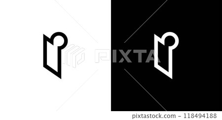 Modern and unique I logo design Modern and unique I logo design 118494188