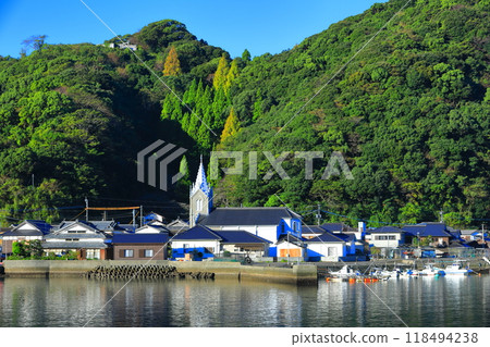 [熊本縣] 崎津教堂與崎津村（天草）晴空萬裡 118494238