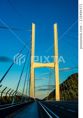 女神大橋的日出【長崎市】 118494371