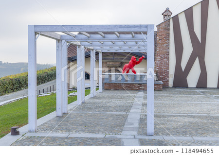 Wine cellar, Cascina Montalbera, Castagnole Monferrato, Piedmont, Italy 118494655