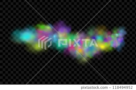 Background of an explosion of colorful smoke clouds.Multicolor fog with blue and yellow particles.Explosions of color powder. Background of an explosion of colorful smoke clouds.Multicolor fog with blue and yellow particles.Explosions of color powder. 118494952
