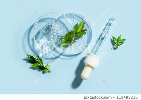 Petri dishes with green plants Petri dishes with green plants 118495216