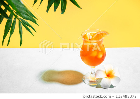 Summer Mai Tai Cocktail Drink Summer Mai Tai Cocktail Drink 118495372