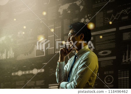 Good looking male portrait 118496462