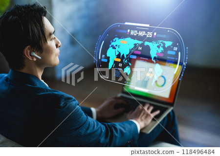 Male portrait　 118496484