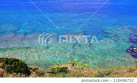 Ocean view from Kabi Island in the Kerama Islands, Okinawa Prefecture Ocean view from Kabi Island in the Kerama Islands, Okinawa Prefecture 118496732