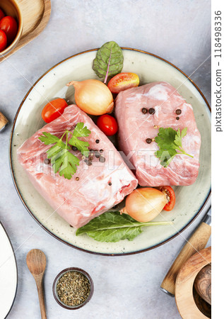 Raw fresh meat. Raw fresh meat. 118498336