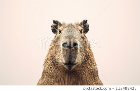 Capybara facing forward 118498423