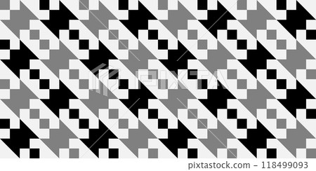 Geometric abstract seamless pattern. Repeated geometry shape lattice for design prints. Modern style repeat element. Vector illustration. Geometric abstract seamless pattern. Repeated geometry shape lattice for design prints. Modern style repeat element. Vector illustration. 118499093