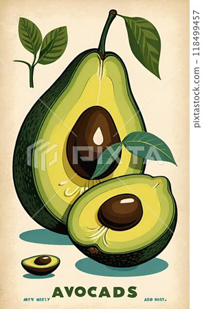 簡單的酪梨圖 118499457