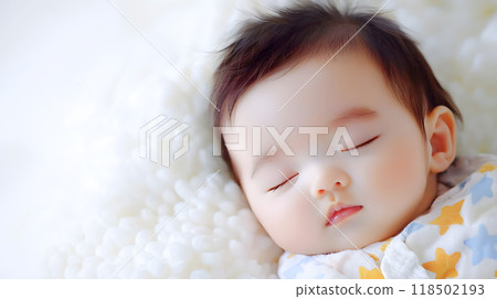 Easily sleeping baby Easily sleeping baby 118502193