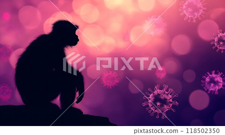 Banner, virus, monkey pox 118502350