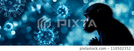 Banner, virus, monkey pox 118502352