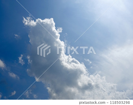 雲彩在陽光下閃耀 雲彩背景 雲彩在陽光下閃耀 雲彩背景 118503298