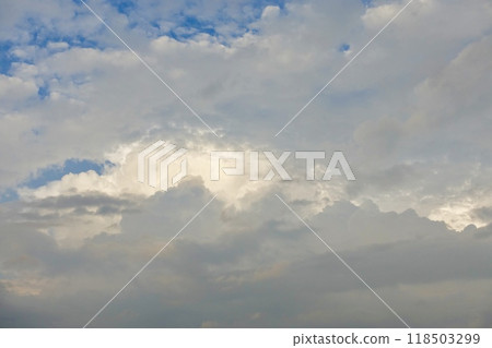 Clouds with sunlight shining through them Cloud background Clouds with sunlight shining through them Cloud background 118503299