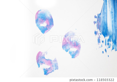 The paints colors of transgender flag. Conceptual illustration lesbian, gay, bisexual, and transgender watercolour poster design. The paints colors of transgender flag. Conceptual illustration lesbian, gay, bisexual, and transgender watercolour poster design. 118503322