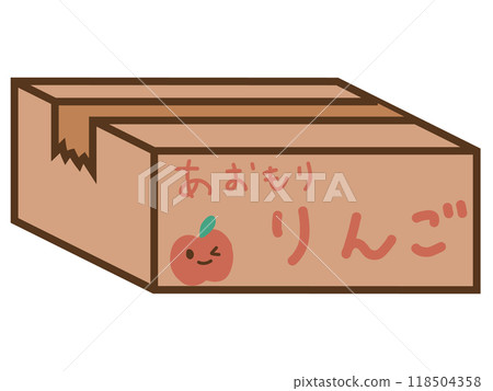 Apple cardboard Apple cardboard 118504358