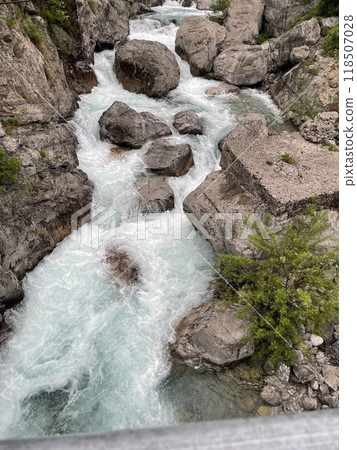 River water surface wave texture background. Summer holidays concept. River water surface wave texture background. Summer holidays concept. 118507028