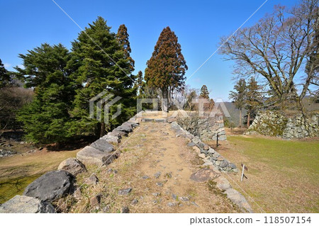 Nara Prefecture, Yamato Province, "Takatori Castle" Main Citadel Stone Walls and Enclosures 118507154
