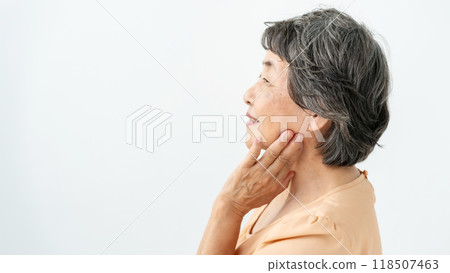 Beauty Senior Woman Profile 118507463