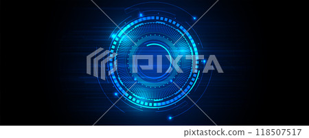 Exploring the transformative impact of technology on modern business growth and innovation. Vector Art. 118507517