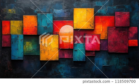 A unique and abstract artwork that visually interprets the concept of labor 118509700