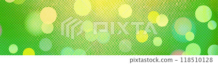 Green bokeh panorama background for Banner, Poster, celebration, event and various design works Green bokeh panorama background for Banner, Poster, celebration, event and various design works 118510128