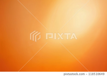 Orange pastel background with sunshine glare. 118510649