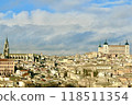 西班牙城市全景 118511354